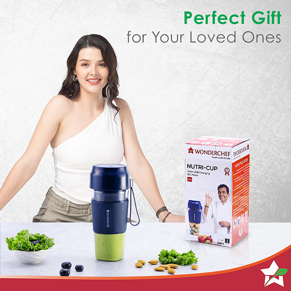 Buy Wonderchef Nutri Cup Portable Blue Blender - Vasanth & Co
